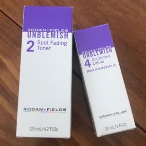 Rodan & Fields Unblemish Step 2 & 4